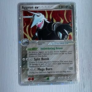 Aggron ex Pokémon card